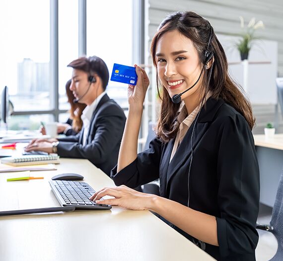 outsourcing support to Credit Cards companies